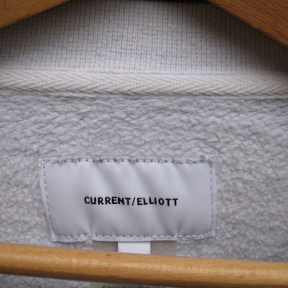 Current Elliot Leopard Fleece Sweatshirt Top - Picture 7 of 7